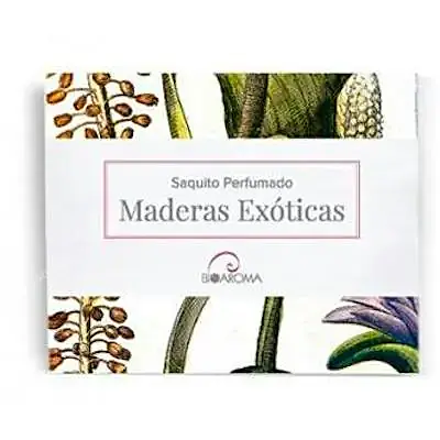 Saquito perfumado madera exotica 12.5 g, Bioaroma