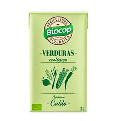 Caldo de verduras autentico tetrabrick BIO 1 l, Biocop