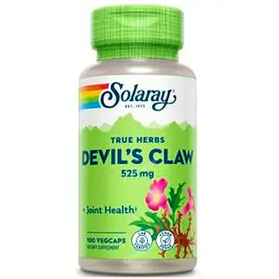 Devil claw harpago 525 mg 100 cápsulas vegetales, Solaray