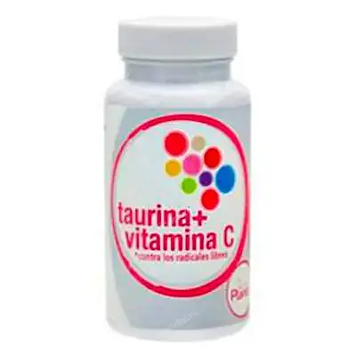 Taurina+vit C 60 cápsulas, Plantis
