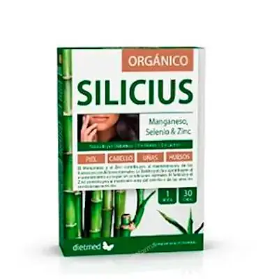 Silicius orgánico 30 cápsulas, Dietmed