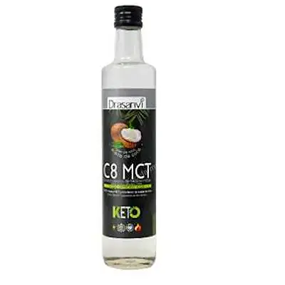 Aceite coco mct c8 keto 500 ml, Drasanvi