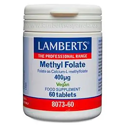 Methyl folate 400 mg 60 comprimidos, Lamberts
