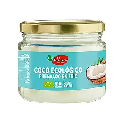 Grasa de coco BIO 200 ml, El Granero