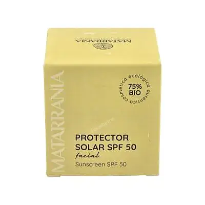 Protector solar SPF50 facial BIO 30 ml, Matarrania