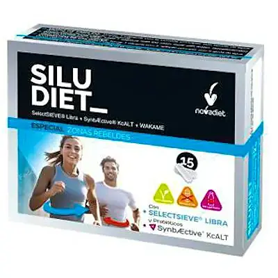 Siludiet especial zonas rebeldes 15 cápsulas, Novadiet