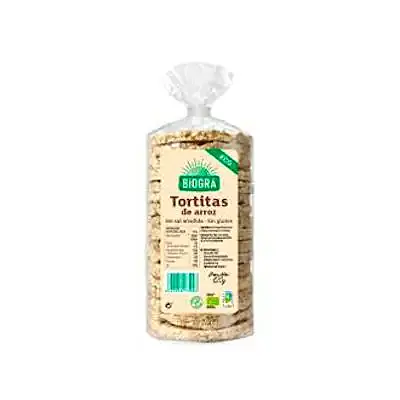 Tortitas de arroz sin sal sin gluten BIO 120 g, Biogra