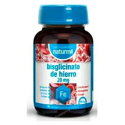 Hierro bisglicinato 20 mg 90 comprimidos, Dietmed