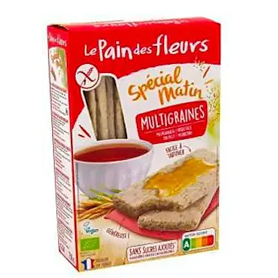 Tostada multicereal matin BIO 230 g, Le Pain Des Fleurs