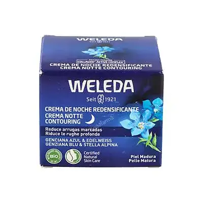 Crema noche redensificante genciana azul, Weleda