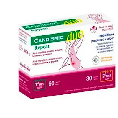 Candismic duo repeat 60+30 cápsulas, Bioserum