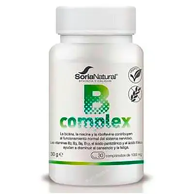 B complex 30 comprimidos, Soria Natural