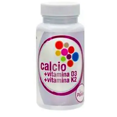 CALCIO+vitamina D3+vitamina K2 60 cápsulas, Plantis