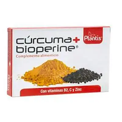 Cúrcuma+bioperine 60 cápsulas, Plantis