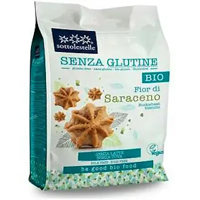 Galleta trigo sarraceno sin gluten BIO 250 g, Sottolestelle