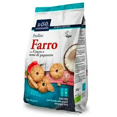 Galleta trigoespelta coco semillas amapola BIO 300 g, Sottolestelle