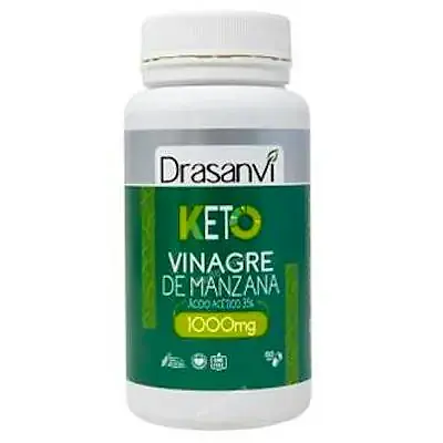 Vinagre manzana 35% keto 60 cápsulas, Drasanvi