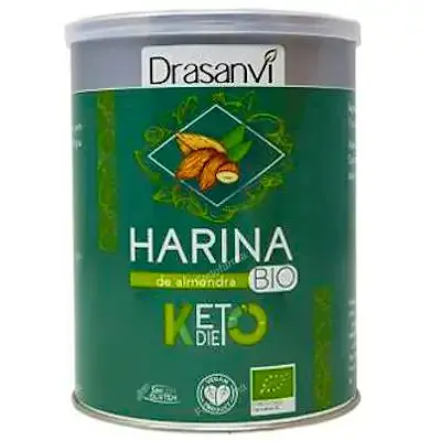 Harina almendra keto diet BIO 375 g, Drasanvi