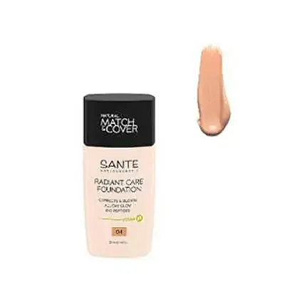 Maquillaje fluido radiant care 04 rose amber sante, Sante Naturkosmetik