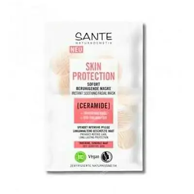 Mascarilla skin protection calmante aceite almendras-uva 8 ml, Sante Naturkosmetik