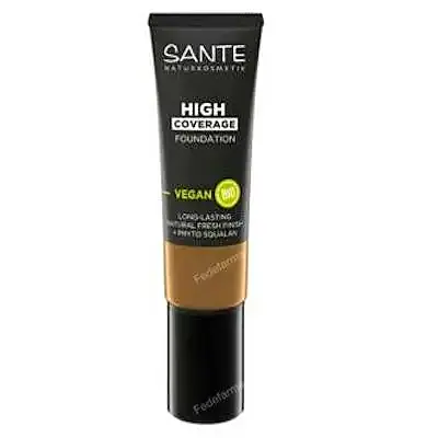 Maquillaje fluido alta cobertura 07 golden bronze, Sante Naturkosmetik