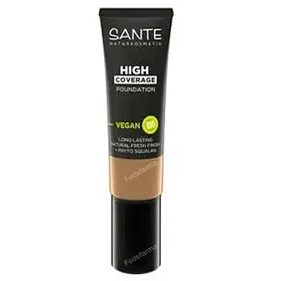 Maquillaje fluido alta cobertura 06 rose beige, Sante Naturkosmetik