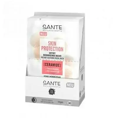 Display mascarilla skin protection clamante aceite almendras-uva 10 x 8 ml, Sante Naturkosmetik