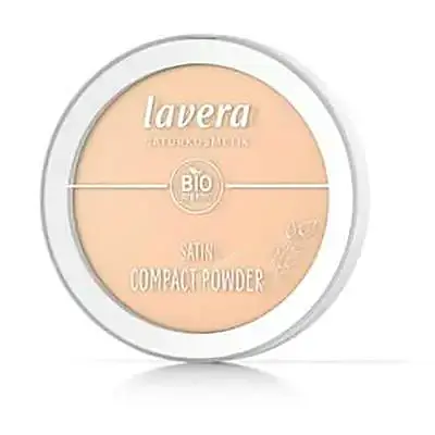 Maquillaje polvo compacto satin 02 medium, Lavera