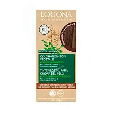 Colorante vegetal castaño café, Logona