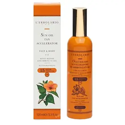 Solar SPF 15 acelerador bronceado spray 100 ml, L'Erbolario
