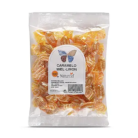 Caramelo miel limón 100 g, Naturcid