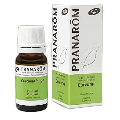 Aceite esencial de cúrcuma (rizoma) BIO 10 ml, Pranarom