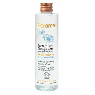 Agua micelar desmaquillante rostro-ojos 200 ml, Florame