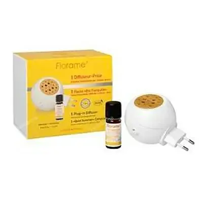 Difusor electrico + aceites esenciales Antimosquitos verano tranquilo con citronella 10 ml, Florame