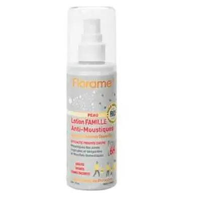 Loción repelente mosquitos-moscas para la piel 90 ml, Florame