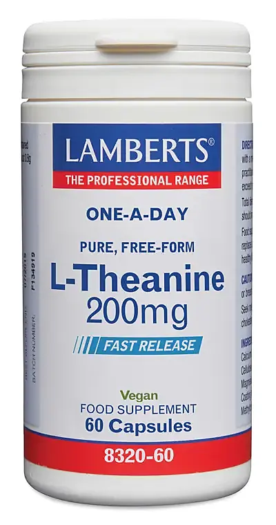 Lteanina 200 mg 60 cápsulas, Lamberts