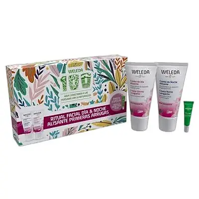 Set crema de día rosa mosqueta ml 2 piezas 30 ml, Weleda