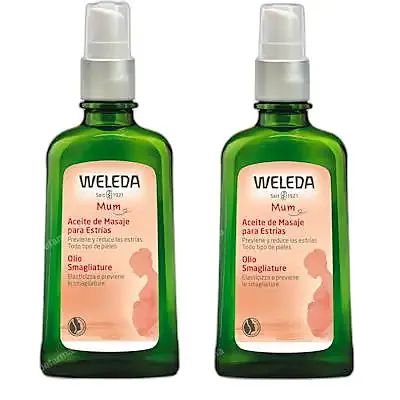 Mum aceite de masaje para estrias 2 x 100 ml, Weleda
