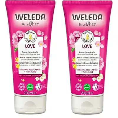 Aroma shower gel love 2 x 200 ml, Weleda
