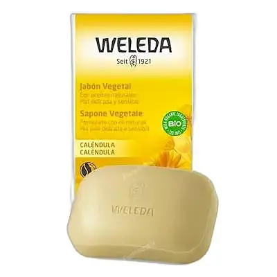Caléndula jabón vegetal 2 x 100 g, Weleda