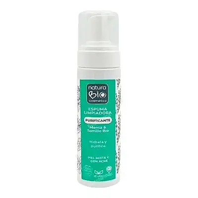 Espuma limpiadora purificante, Naturabio