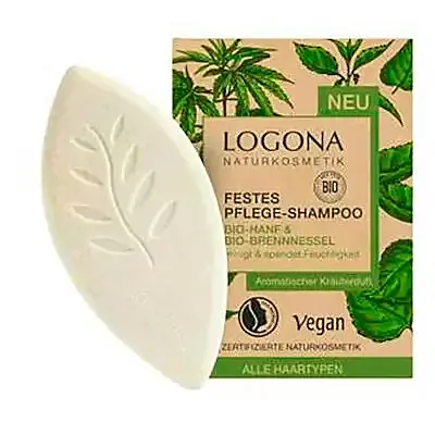 Champú solido cañamo-ortiga 60 g, Logona