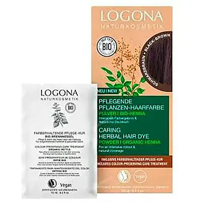 Colorante vegetal negro marrón, Logona