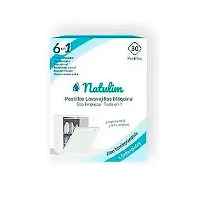 Lavavajilla maquina 30 pastillas, Natulim