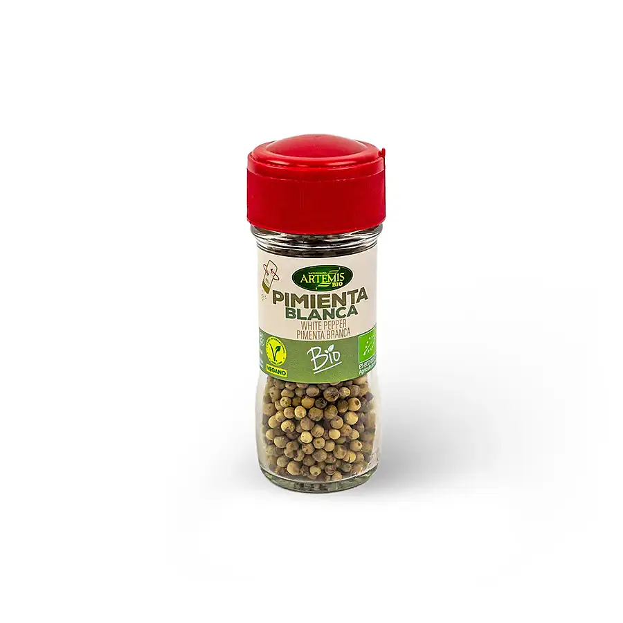 Pimienta blanca molinillo 40 g, Artemis Bio