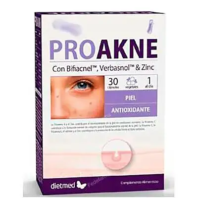 Proakne 30 cápsulas, Dietmed