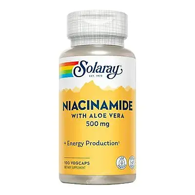 Niacinamide 500 mg 100 cápsulas vegetales, Solaray