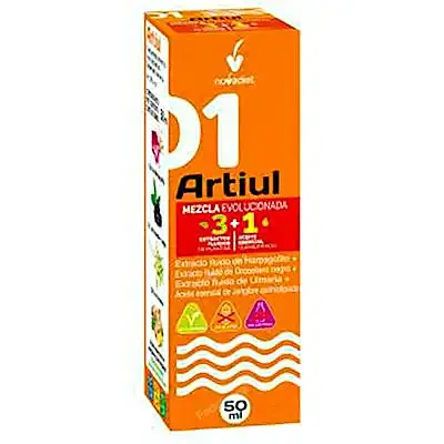 Artiul+aceite esencial jengibre mezcla evolucionada 50 ml, Novadiet