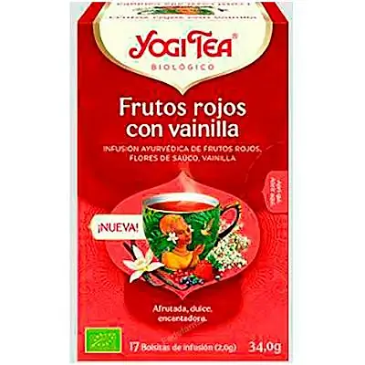 Frutos rojos con vainilla 17f, Yogi Tea