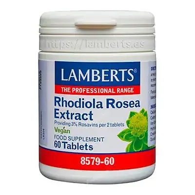 Rhodiola Rosea 117,3 mg 60 cápsulas, Lamberts